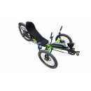 Liegerad mit Neodrives Z20 - Akku vorne