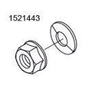 U-Scheibe f&uuml;r Antrieb Z10,Z20,Z25 Schraubachse -...